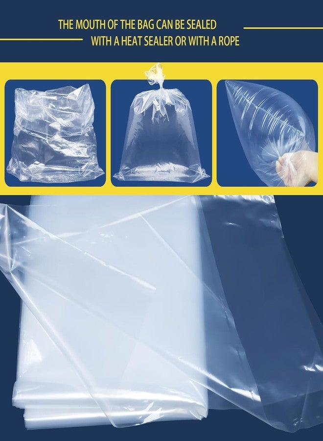 DNY Food Grade Polyethylene Bags - Multipurpose Packaging and Storage Pouches, Durable and Transparent, Ideal for Food, Retail, and Household Use - Bulk Pack Available (500 Grams, 500 Grams) - Image 2
